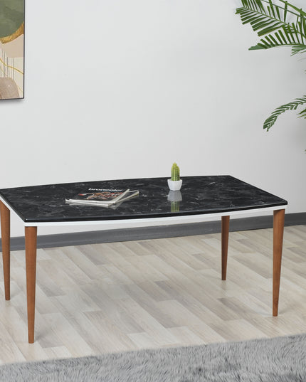 Yıldız Black Marble Pattern Table