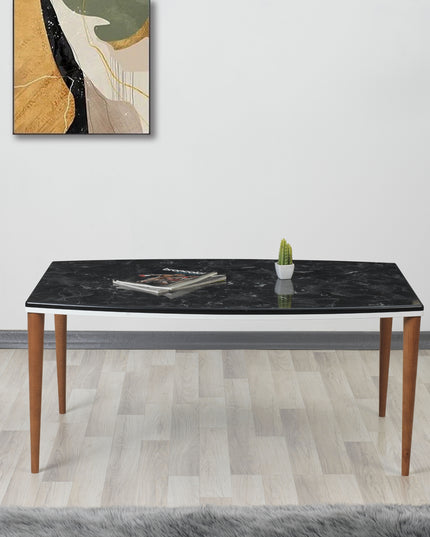 Yıldız Black Marble Pattern Table